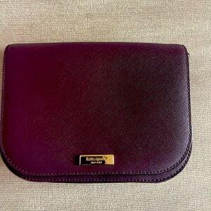 NWT Kate Spade wine colored purse